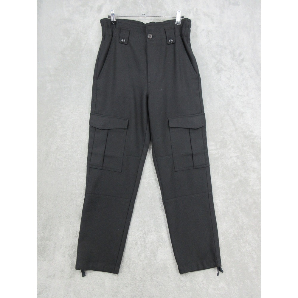 Banana Republic Pants Womens 6 Cargo Pockets Wool High Waist Pleated Pockets